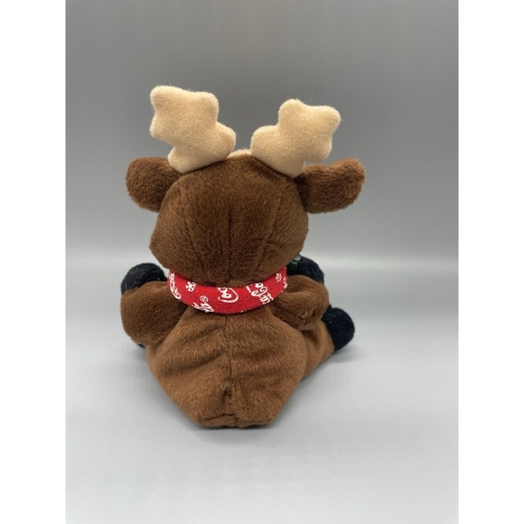 1998 Coca Cola Brand Moose Plush Stuffed Animal Collectible 6" - Picture 3 of 7